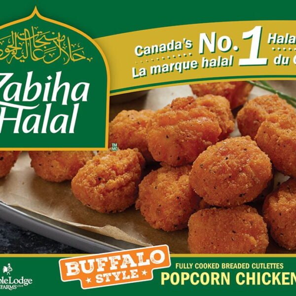 Zabiha Halal Buffalo Popcorn Chicken. 800g