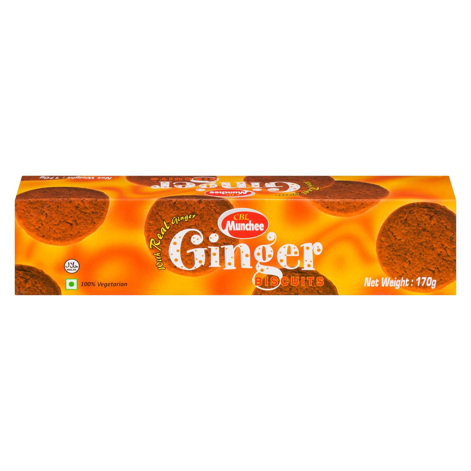 Grace Kennedy Munchee Ginger Biscuits. 170 g